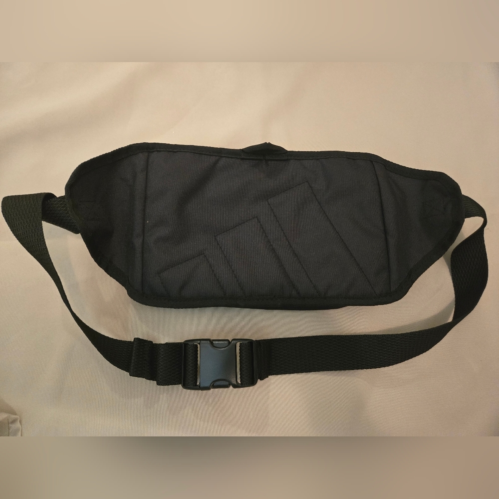 Adidas Amplifier 2 Fanny Waist Pack Black Nylon Padded Crossbody Multi Pocket - Picture 2 of 7